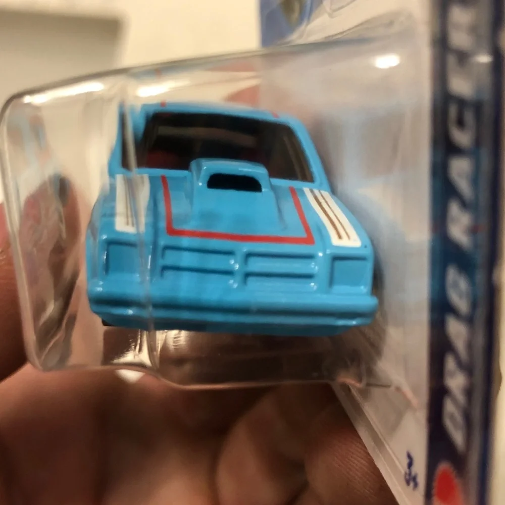 Mattel Hot Wheels Blue Drag Racer 76’ Chevette